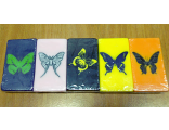 Набор мыла  &quot;Коллекция бабочек&quot; , 5 кусочков с различными композиционными ароматами.