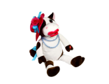 «Шикарная корова» с бантикоми на хвосте, в шикарной шляпе на голове и с великолепными бусами исполняет, бессмертную песню «Bésame Mucho», что в переводе на русский означает «Целуй меня». Оригинальный,поистине неотразимый подарок.